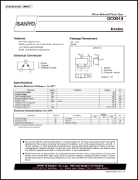 datasheet for DCD010 by SANYO Electric Co., Ltd.