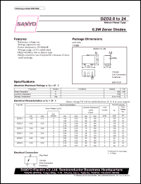 datasheet for DZD2 by SANYO Electric Co., Ltd.