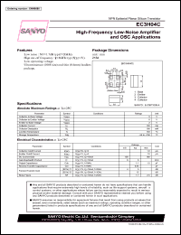 datasheet for EC3H04C by SANYO Electric Co., Ltd.