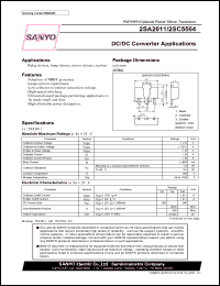 datasheet for 2SA2011 by SANYO Electric Co., Ltd.