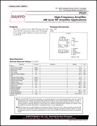 datasheet for FC21 by SANYO Electric Co., Ltd.