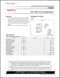 datasheet for FH203 by SANYO Electric Co., Ltd.