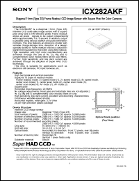 datasheet for ICX282AKF by Sony Semiconductor