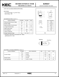 datasheet for KDR367 by Korea Electronics Co., Ltd.