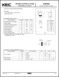 datasheet for KDR368 by Korea Electronics Co., Ltd.