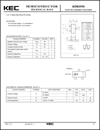 datasheet for KDR393S by Korea Electronics Co., Ltd.