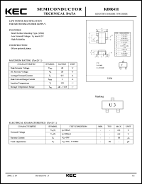 datasheet for KDR411 by Korea Electronics Co., Ltd.