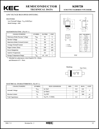 datasheet for KDR728 by Korea Electronics Co., Ltd.
