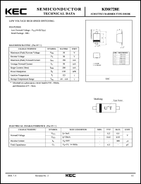 datasheet for KDR728E by Korea Electronics Co., Ltd.