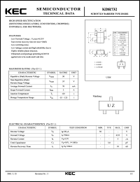 datasheet for KDR732 by Korea Electronics Co., Ltd.