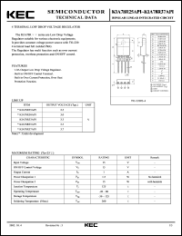 datasheet for KIA78R25API by Korea Electronics Co., Ltd.