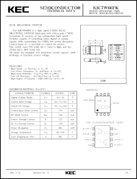 datasheet for KIC7W66FK by Korea Electronics Co., Ltd.