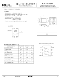 datasheet for KIC7WZ05FK by Korea Electronics Co., Ltd.