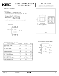 datasheet for KIC7WZ34FK by Korea Electronics Co., Ltd.