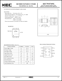 datasheet for KIC7WZ74FK by Korea Electronics Co., Ltd.