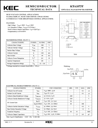 datasheet for KTA1520S by Korea Electronics Co., Ltd.
