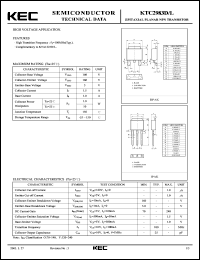 datasheet for KTC2983D by Korea Electronics Co., Ltd.