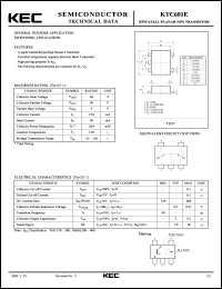 datasheet for KTC601E by Korea Electronics Co., Ltd.
