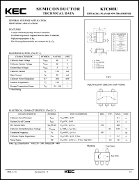 datasheet for KTC601U by Korea Electronics Co., Ltd.