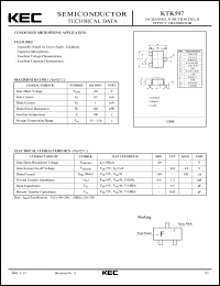 datasheet for KTK597 by Korea Electronics Co., Ltd.