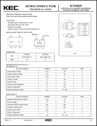datasheet for KTX402U by Korea Electronics Co., Ltd.