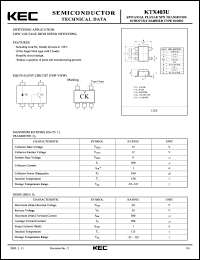 datasheet for KTX403U by Korea Electronics Co., Ltd.