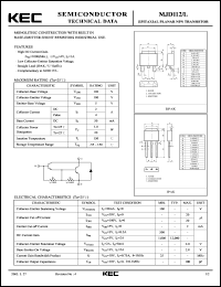 datasheet for MJD112 by Korea Electronics Co., Ltd.