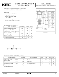 datasheet for B10A100VIC by Korea Electronics Co., Ltd.