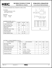 datasheet for E30A23VR by Korea Electronics Co., Ltd.