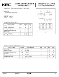 datasheet for E30A27VR by Korea Electronics Co., Ltd.