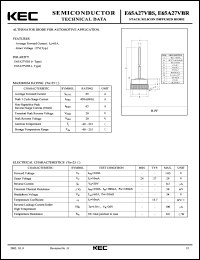 datasheet for E65A27VBS by Korea Electronics Co., Ltd.