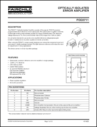 datasheet for FOD2711 by Fairchild Semiconductor