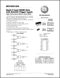 datasheet for MC74HC132AD by ON Semiconductor