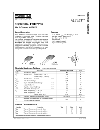 datasheet for FQD7P06 by Fairchild Semiconductor