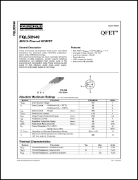 datasheet for FQL50N40 by Fairchild Semiconductor