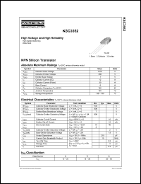 datasheet for KSC3552 by Fairchild Semiconductor