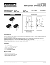 datasheet for 6N136 by Fairchild Semiconductor