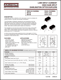 datasheet for 6N138 by Fairchild Semiconductor