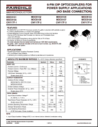 datasheet for MOC8105 by Fairchild Semiconductor