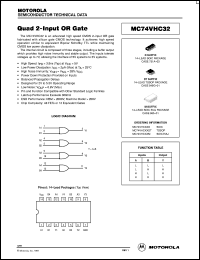 datasheet for MC74VHC32DT by ON Semiconductor