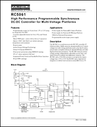 datasheet for RC5061 by Fairchild Semiconductor