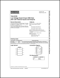 datasheet for 74ALVC08 by Fairchild Semiconductor