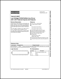 datasheet for 74ALVC16827 by Fairchild Semiconductor
