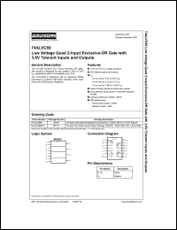 datasheet for 74ALVC86 by Fairchild Semiconductor