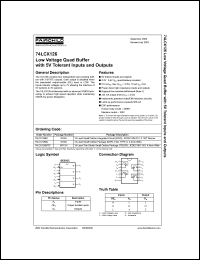 datasheet for 74LCX126 by Fairchild Semiconductor