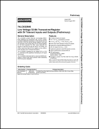 datasheet for 74LCX32646 by Fairchild Semiconductor