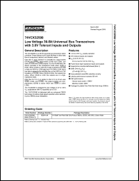 datasheet for 74VCX32500 by Fairchild Semiconductor