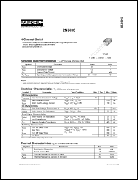 datasheet for 2N5638 by Fairchild Semiconductor