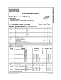 datasheet for BD676A by Fairchild Semiconductor