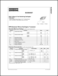 datasheet for BU806 by Fairchild Semiconductor